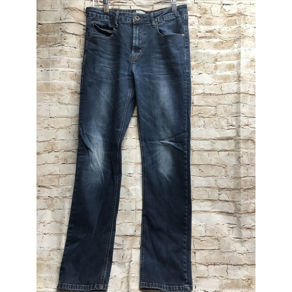Hudson Girls Jeans Size 16 Medium Wash Straight Leg Distress